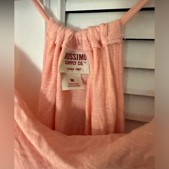 Womens Ruffled Cowl Neck Spaghetti Strap Peplum Tank Top-MEDIUM - Picture 5 of 6